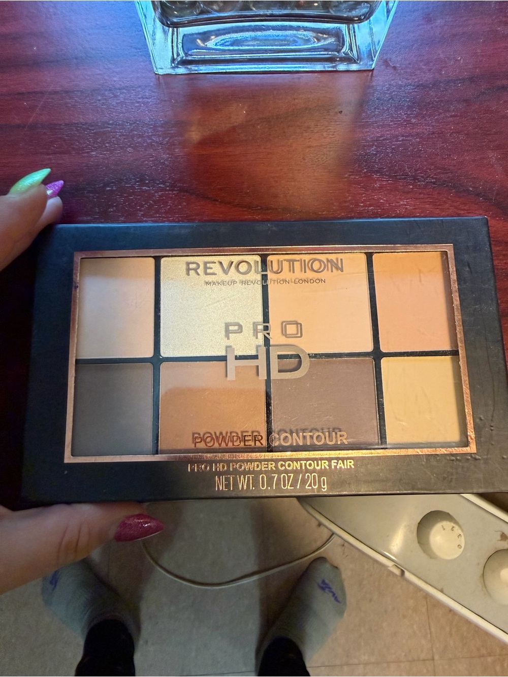 Revolution Pro HD Powder Contour Palette - Neutral Beige & Warm Tan Shades
